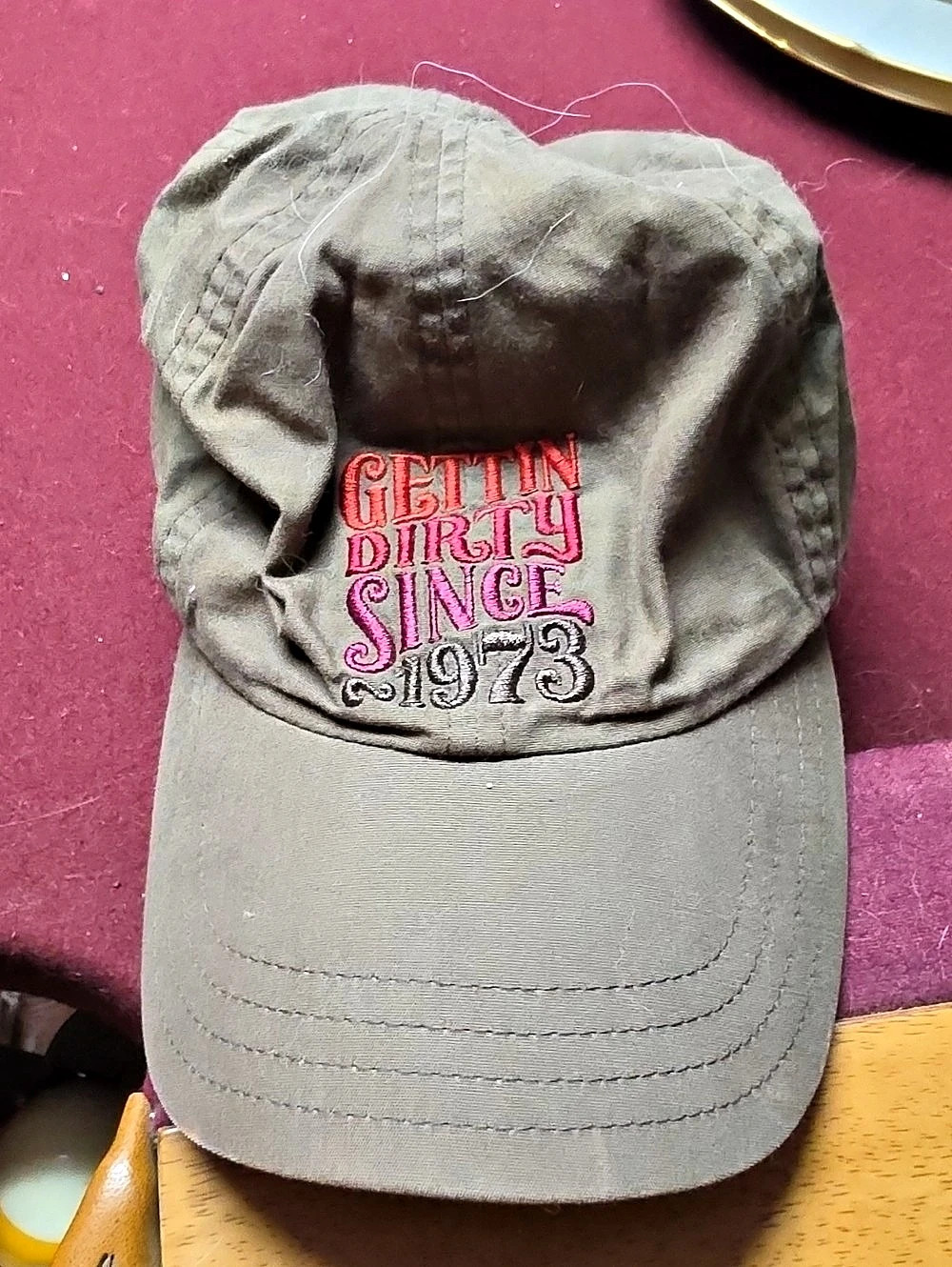 Patagonia Gettin Dirty Since 1973 Trucker Hat Gray